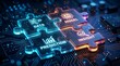 © Home Stock - Seamless integration of AI, Data, model, Prediction, and Insight forms the core of advanced technology solutions.