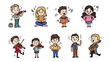 © mahmuda428 - Children Playing Musical Instruments with Different Emotions