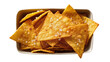 © Anneliese - Crispy seasoned tortilla chips in metal container