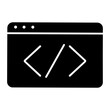 © Denys - Development icon vector. Programming Illustration sign. Software developer symbol. Program code logo.