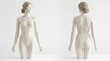 © Rei - Elegant white lace lingerie set meticulously displayed on mannequins, highlighting intricate details and sophisticated style for women's fashion presentation