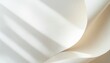 © noonekoon - Minimal White Paper Curve Background with Soft Shadows and Elegant Texture　白い紙の曲線が描く抽象的な背景素材 柔らかな影とエレガントな質感　イラスト