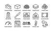 © Cali6ro - Cheese icons displaying various cheese types on white background