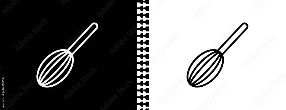 manual mixer UI outline icon in black and white mode - bistro and ...