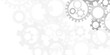 © Zero Degree - Interlocking gears mechanical abstract background with transparent industry technology