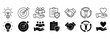 © Cacacon - core value icon set. vector illustration.