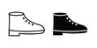 © nancy - brisk boots icon collection. Vector icon illustrated