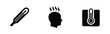 © Lili - Body Temperature and Fever Measurement Icons