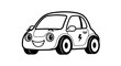 © Jos - Smiling Electric Car Illustration.