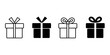 © chky - Cute birthday present gift/present box icon illustration