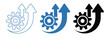 © ARIF AHMED 04 - Business process improvement vector icon collection featuring workflow optimization and productivity growth symbols.