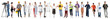 © New Africa - Choice of profession. People of different occupations on white background. Collection of portraits