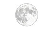 © Retno - Full moon celestial body in the night sky.