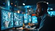 © marco - Security monitoring person