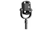 © kiki__ - Retro Vintage Style Microphone Illustration