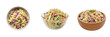 © laskhar - Crunchy Fresh Shredded Coleslaw Cabbage Carrot Salad Bowl Mayonnaise Dressing BBQ Side Dish Picnic Fast Food Menu Isolated Transparent PNG Cutout
