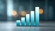 © buraratn - Growth Chart with Rising Bar Graph Representing Business Success and Financial Advancement in a Modern Financial Environment