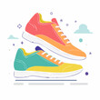 © ulia - Colorful Sneakers Illustration