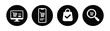 © Creative Monkey - Online Shopping Icons Vector Set E Commerce, Mobile Store, Shopping Bag and Product Search Symbols for Retail and Marketplace Applications
