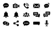 © Kamrul - Communication Icons Set, Social Media & Messaging Symbols, Business & Technology Vector Graphics