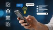 © Hao - Smartphone procurement automation with chatbot interface, supply chain management, invoice processing, checklist verification, digital workflow, mobile app technology, AI