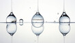 © Samsu - Gouttes d'eau en parfait équilibre