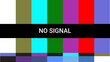 © Artzi - Vibrant Retro TV Error Screen no signal - Emergency Broadcast Warning