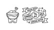 © alfan fikri - Summer Sale Discount Label with Sand Bucket Illustration.
