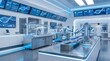 © wilathgamuwa - Futuristic AI Biotechnology Laboratory with Robotic Automation and DNA Data Analysis