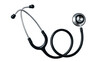 © Maria - Black stethoscope with chrome accents, isolated on transparent background