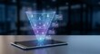 © aukkasit - Digital Sales Funnel and Customer Relationship Management on Tablet