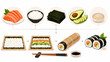 © Penguin Daily - Step-by-step visual guide to making delicious sushi rolls at home with fresh ingredients