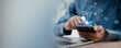 © A Stockphoto - Mobile OCR document scanning technology for digital paperwork , digital paperwork management, showing business professional using smartphone