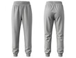 © Shainur - Comfortable gray sweatpants with elastic waistband and cuffs
