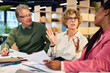 © Rido - Businesswoman executive explaining strategy in meeting