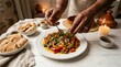 © l1gend - Tunisian Grilled Pepper and Tomato Salad – Mechouwi Roasted Vegetable Dip