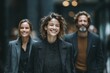 © miss_fortuna - Businesswomen and colleague networking in workplace. Generative AI