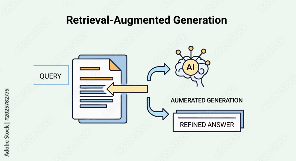 Conceptual diagram illustrating the Retrieval Augmented Generation ...