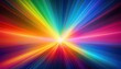 © Amanda - a bright multicolored lens flare with subtle rainbow hues radiating outward in a soft gradient rainbow lens flare