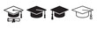 © UmarDesignerPro - Education icons, Graduation Cap Icon Set, Academic Education Mortarboard Vector Collection