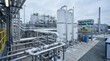 © My Mum  - Large-scale hydrogen production and storage facility with complex industrial infrastructure