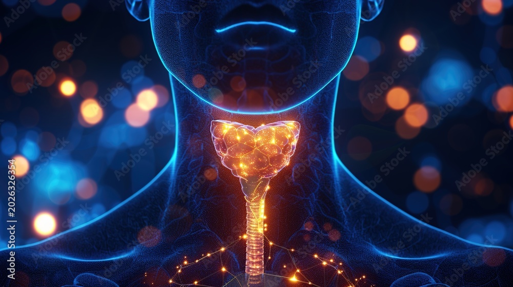 Hyperthyroidism Medical Concept, Overactive Thyroid Gland Disorder ...