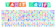 © velikiyzayats - VAMOS EQUIPO letras estilo nota de rescate para diseno grafico creativo tipografia recortada de revistas para carteles y proyectos