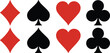 © Miah - Playing card vector set, complete suits face cards and numbered cards for casino gaming and card game design.