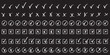 ©   - Hand drawn check and cross icons set in circle and square outline checklist marks vector illustration. Check tick mark icon set. Cross box x check mark checkbox v list vector draw hand drawn sketch