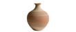 © TONSTOCK - Terracotta vase with horizontal lines, isolated on transparent background