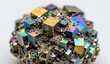 © MAHFUZA - Bismuth crystals, metallic, iridescent, shiny, mineral, nobody