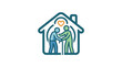 © Pian - Elderly Care Home Support Helping Hand Icon.