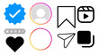 © Joana - Folha de icones de Social media
