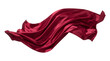 © Photo Find - Flowing red silk fabric on transparent background